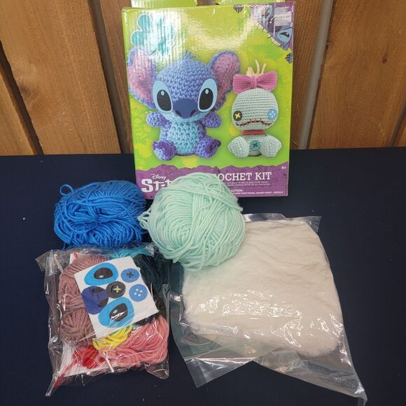 Disney Lilo And Stitch ~ Scrump & Stitch Crochet Kit All Included - Picture 2 of 6